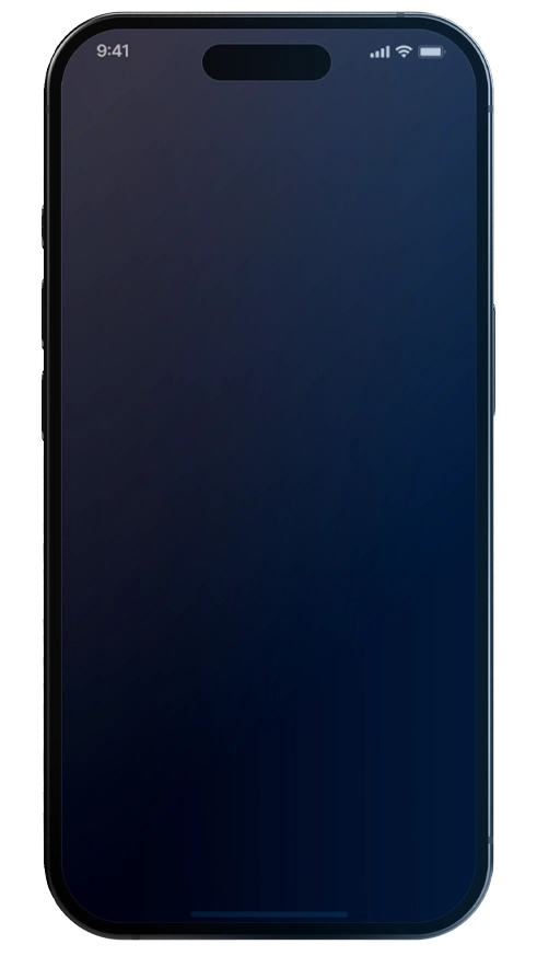 Interfaz móvil de TradeNavix 3.9